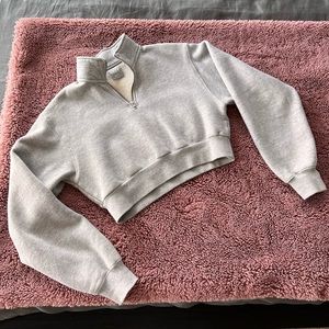 Aritzia Half - Zip Crop